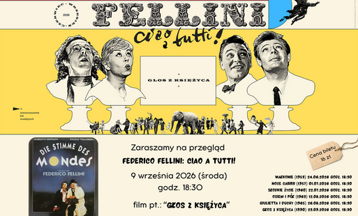 Zdjęcie do Federico Fellini:Ciao a tutti "Głos z księżyca"